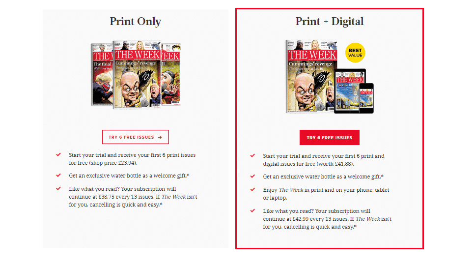 The week magazine cheap subscription powendutch