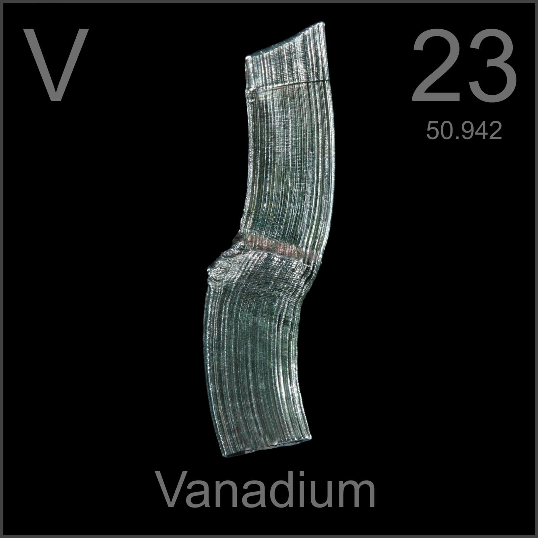 Facts, pictures, stories about the element Vanadium in the Periodic Table