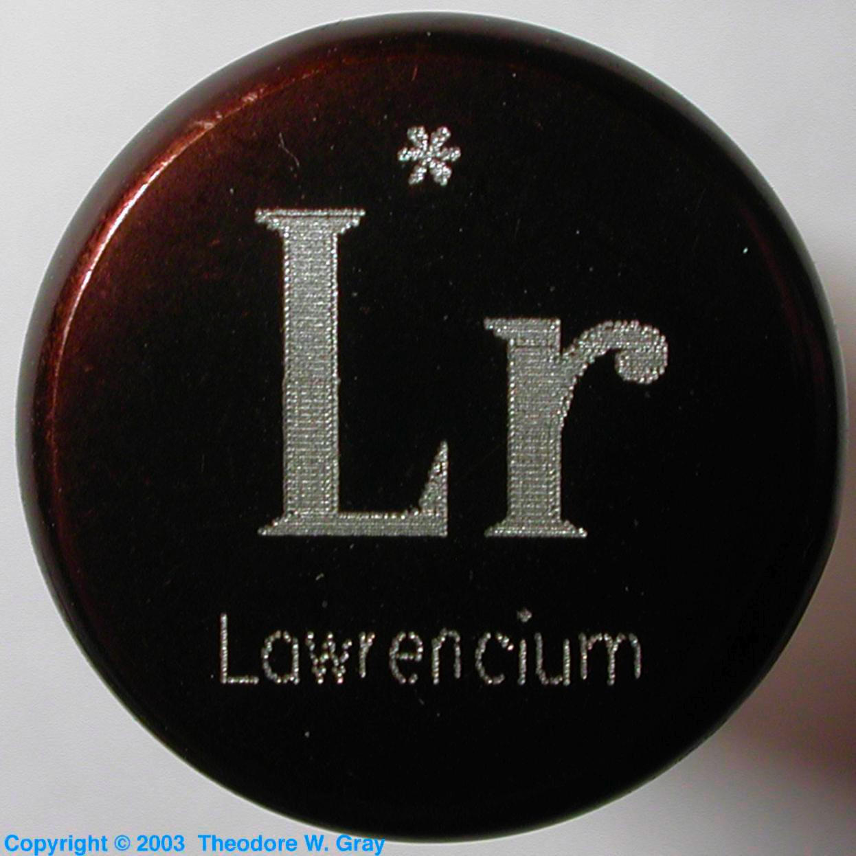 Facts, pictures, stories about the element Lawrencium in the Periodic Table