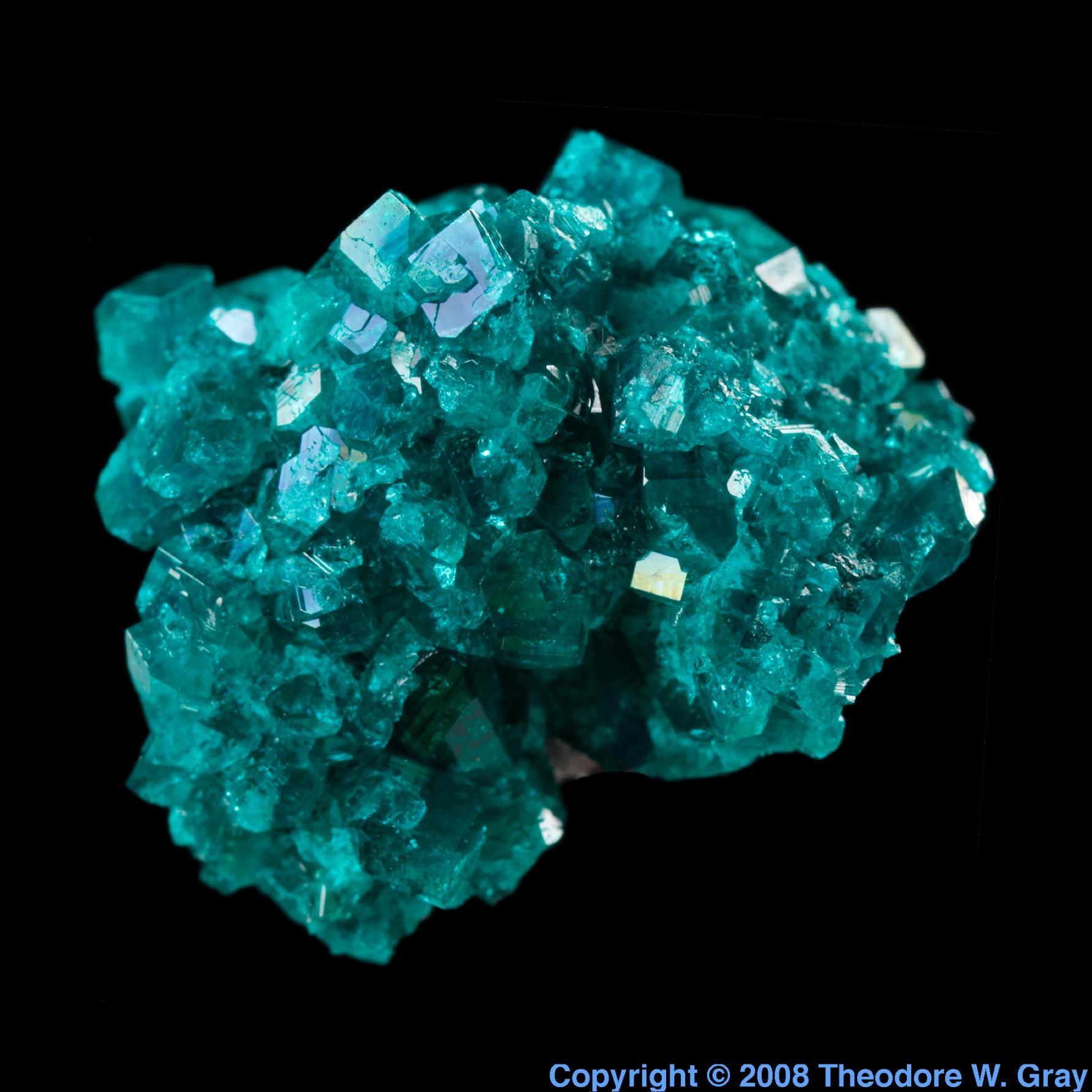 Sample of the element Copper in the Periodic Table