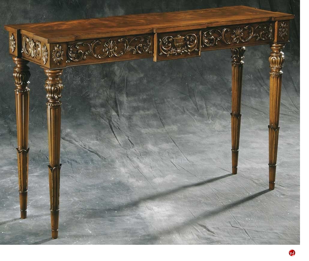The Office Leader. Hekman 74663, Traditional Lounge Veneer Console Table
