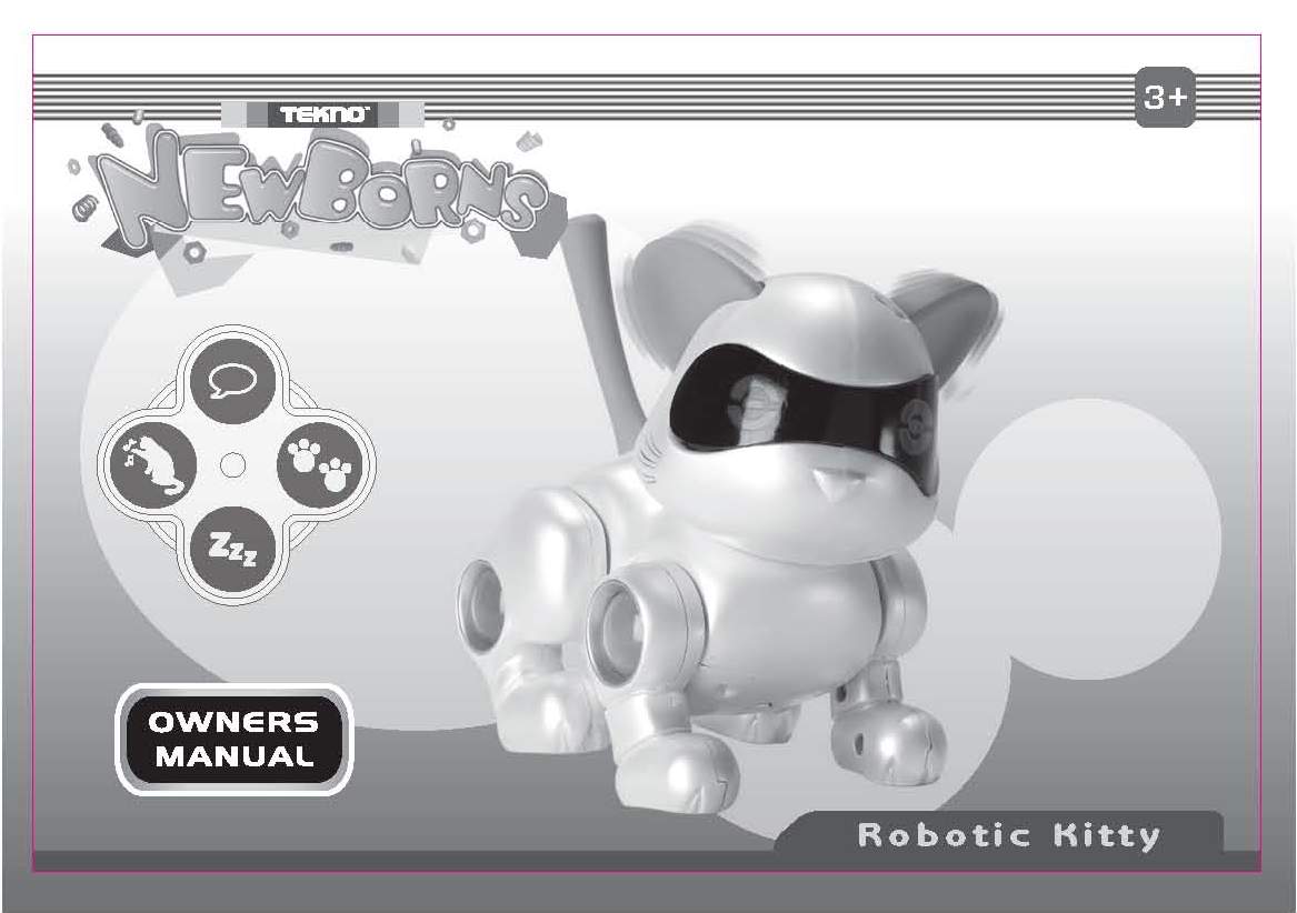 Tekno The Robotic Kitty by Manley Toy Quest The Old Robot's  Site