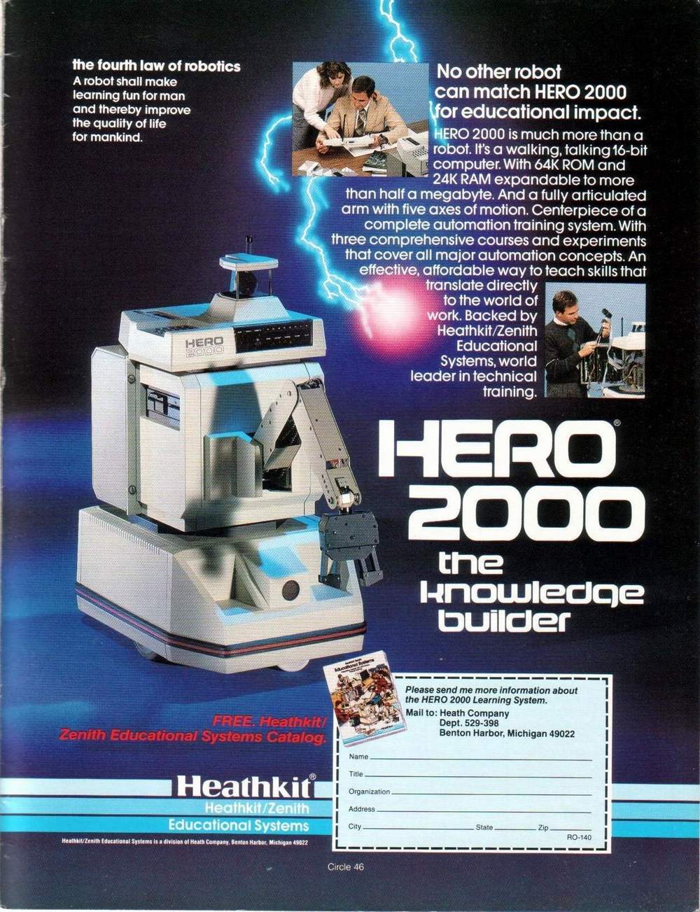 Heathkit Hero 2000 The Old Robot's  Site