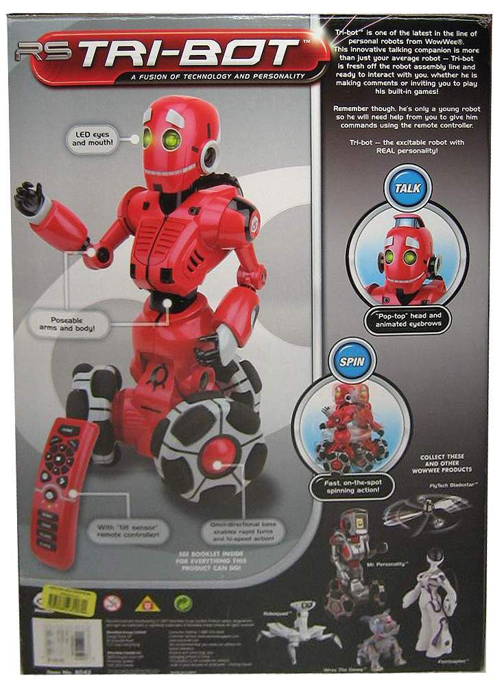 Tri-Bot Robot by Wow-Wee - The Old Robots Web Site