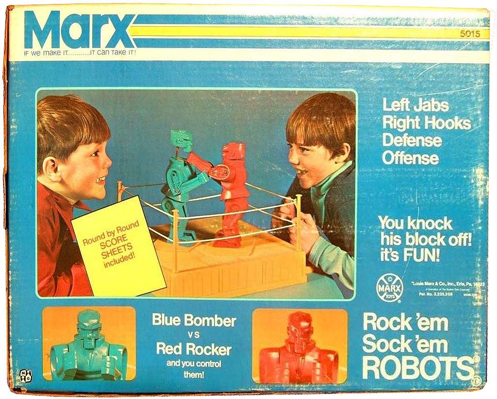 Rock ‘Em Sock ‘Em Robots by Marx The Old Robots Web Site