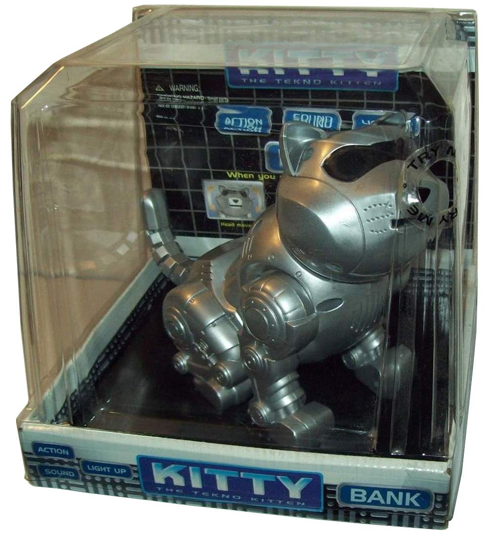 Tekno The Robotic Kitty by Manley Toy Quest The Old Robot's  Site