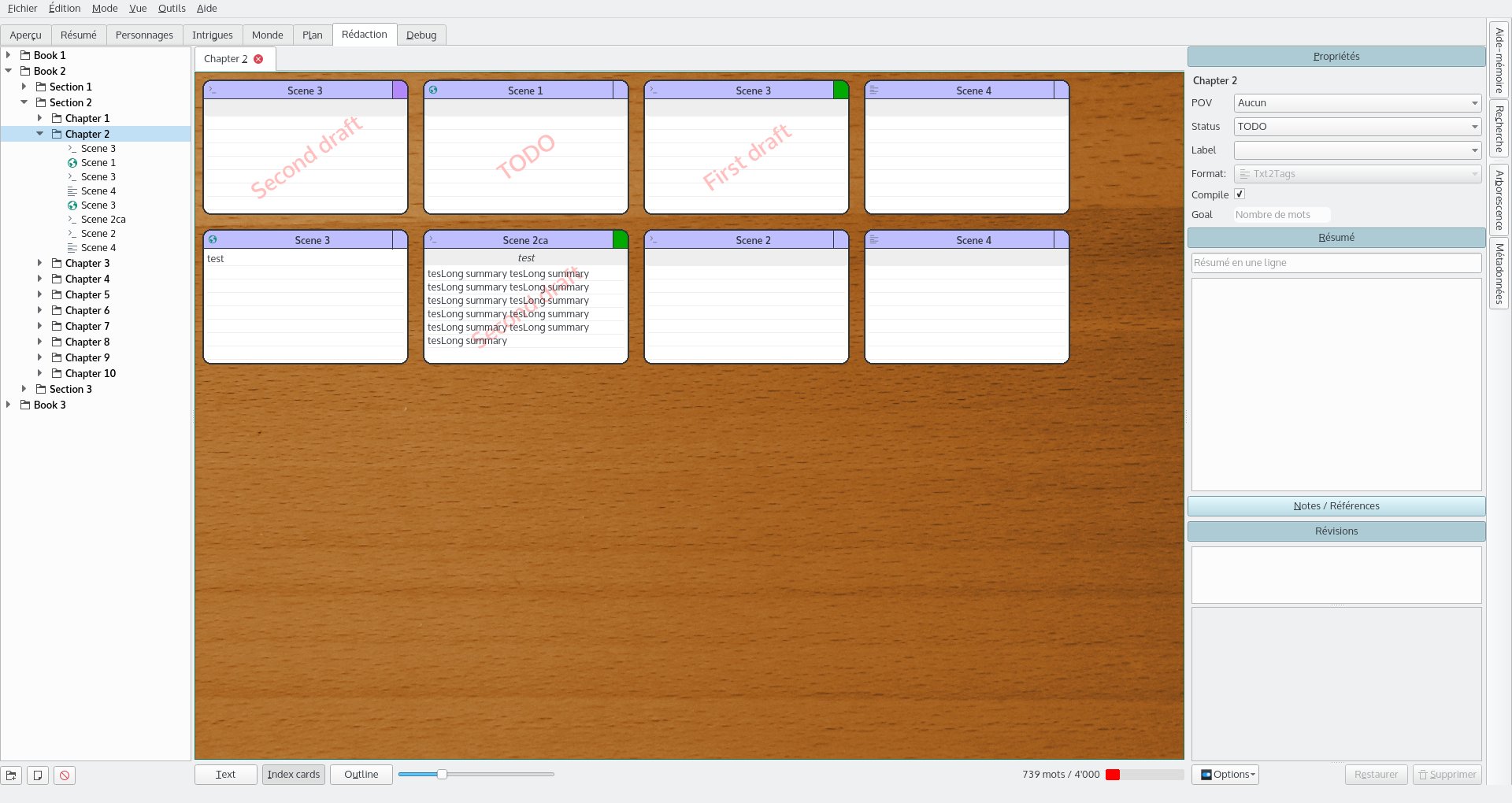 Manuskript Opensource tool for writers