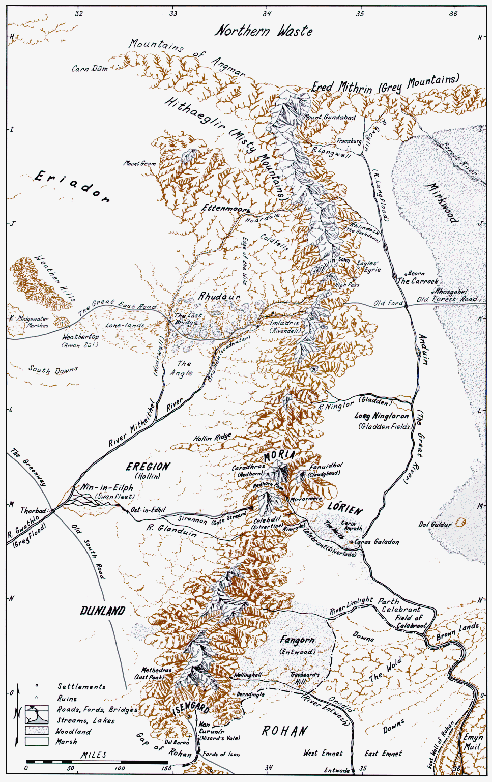 Map of Misty Mountains