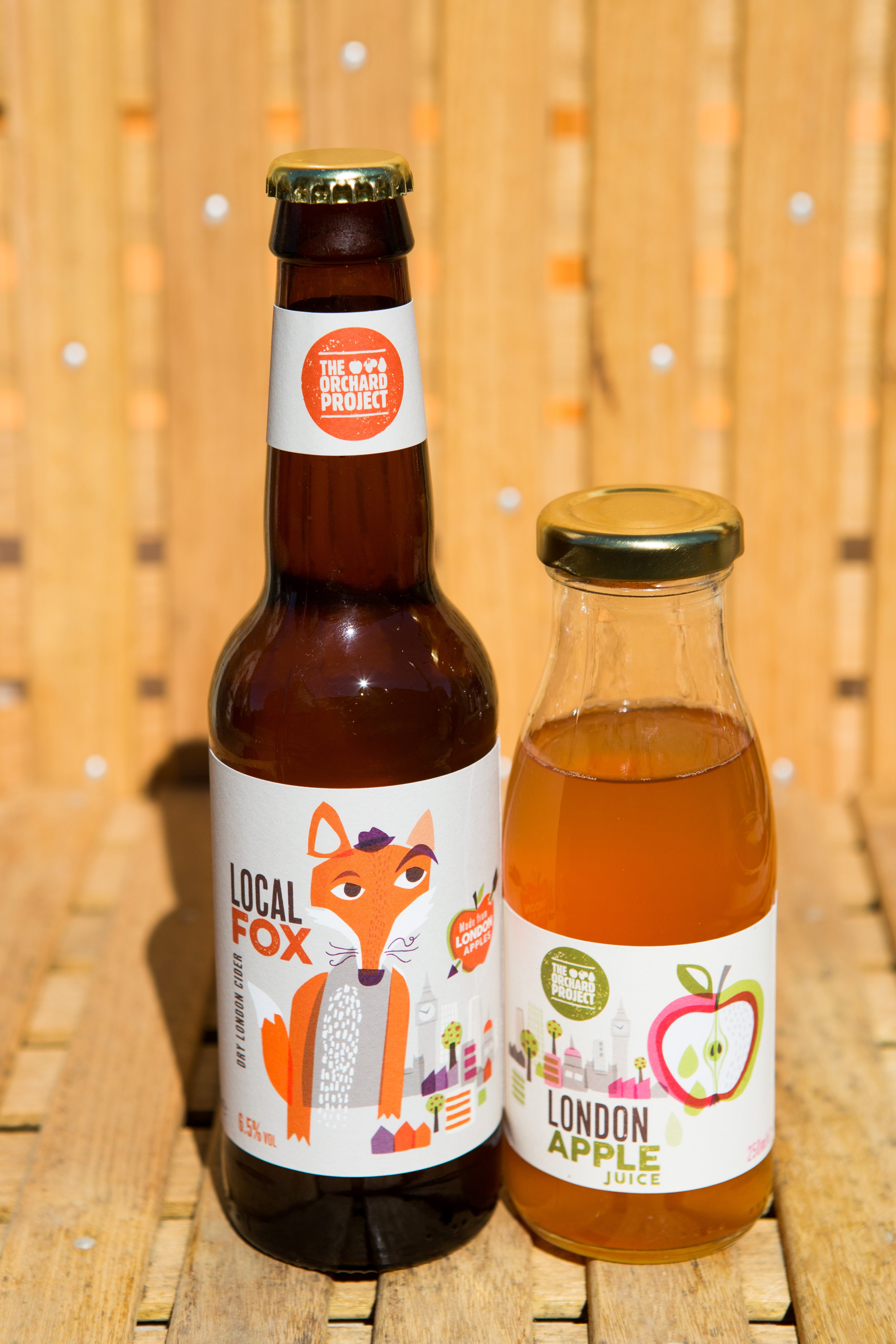Local Fox Cider & London Apple Juice The Orchard Project