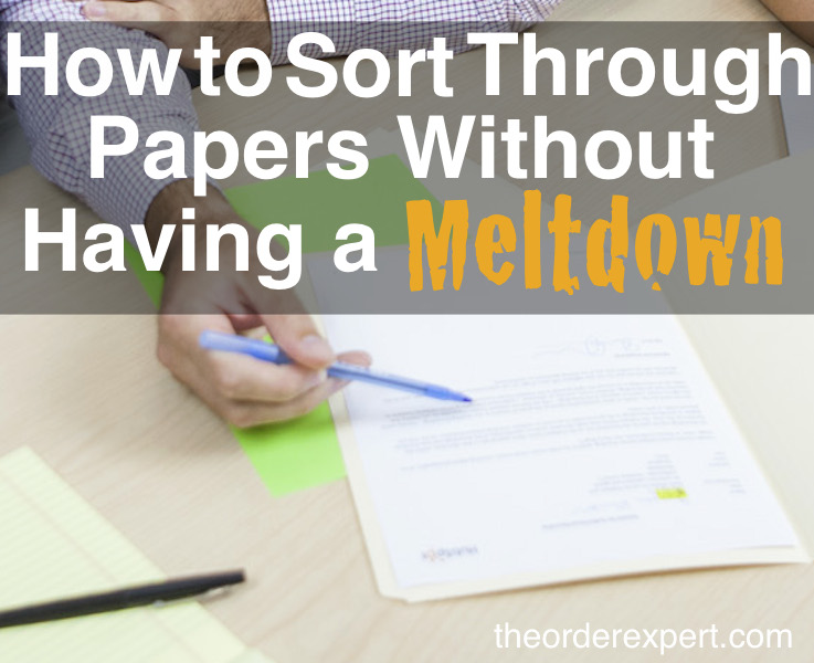How to Sort Through Stacks of Papers Without Having a Meltdown The