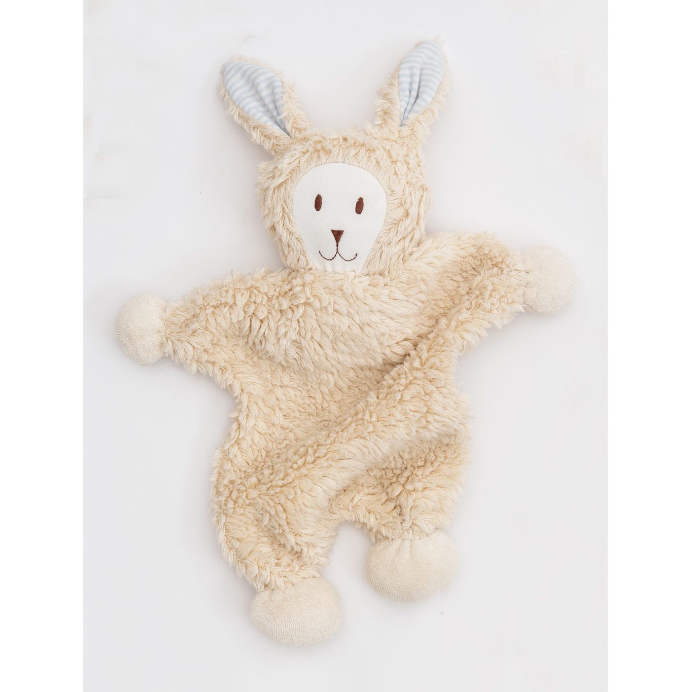 Under the Nile Organic Snuggle Bunny in Light Blue Organic Bunny