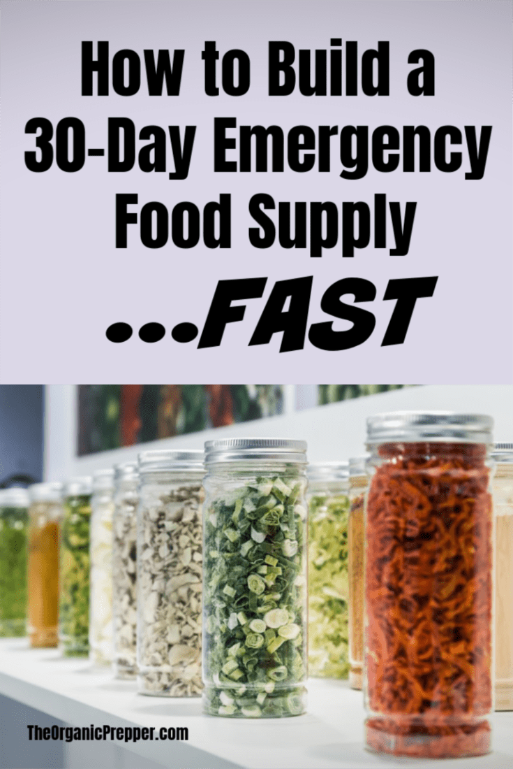 Build a 30Day Emergency Food Supply...Fast The Organic Prepper