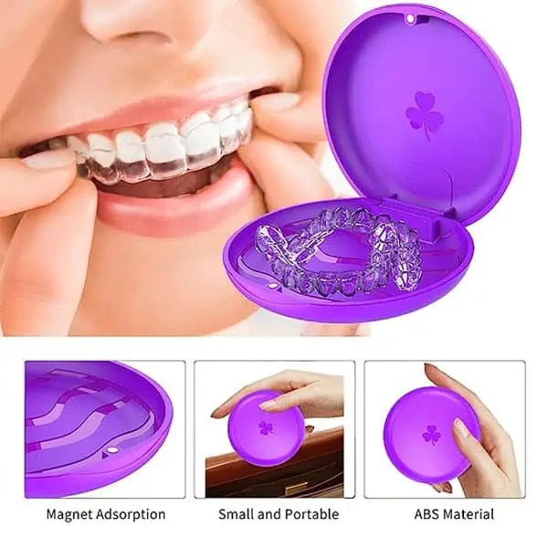 Retainer Cases With Vanity Mirror Free Next Day Delivery