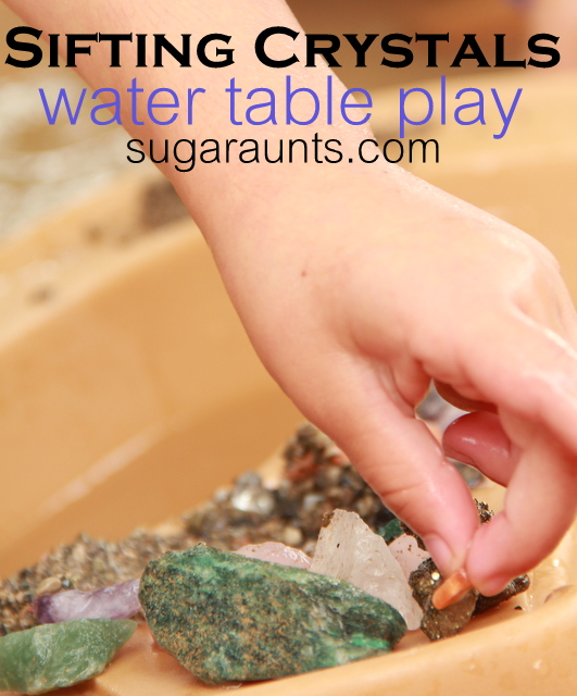 Sifting Crystals Water Table Exploration The OT Toolbox
