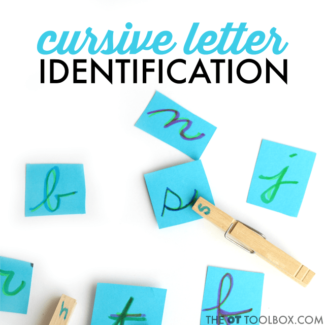 How to Teach Kids to Identify Cursive Letters The OT Toolbox