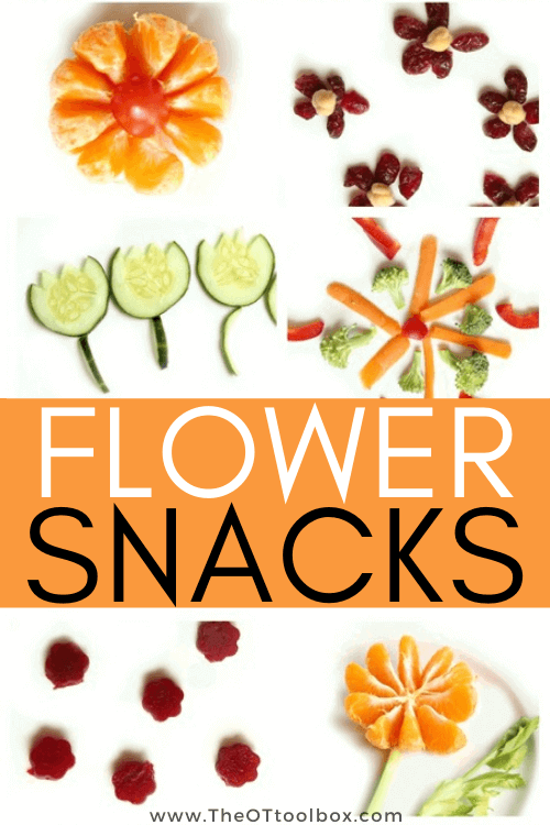 Flower Snacks Kids Can Make and Love to Eat ? The OT Toolbox