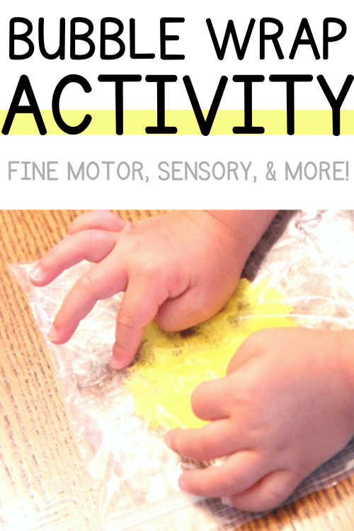 Mess Free Bubble Wrap Painting The OT Toolbox