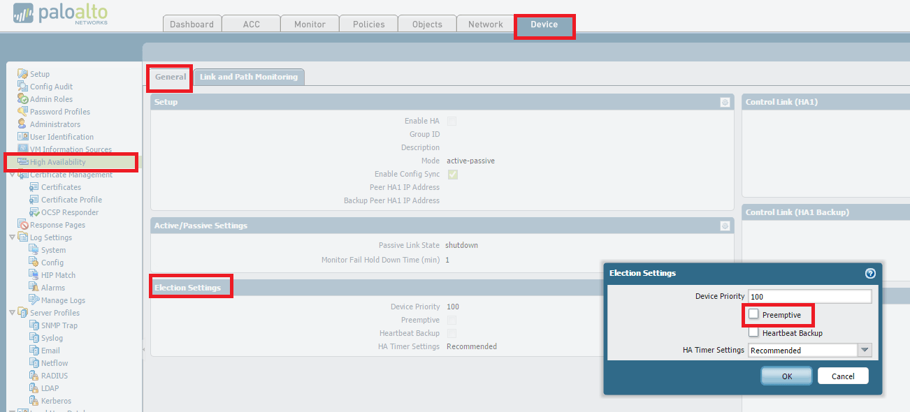 Palo Alto Upgrade High Availability (HA) Pair The Packet Wizard