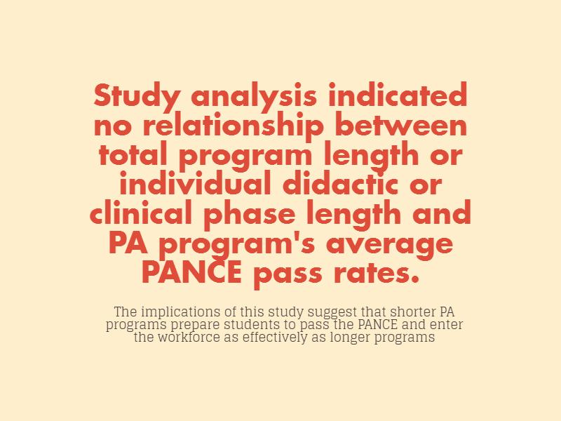 Long or Short Does Your PA Program Length Really Matter? The