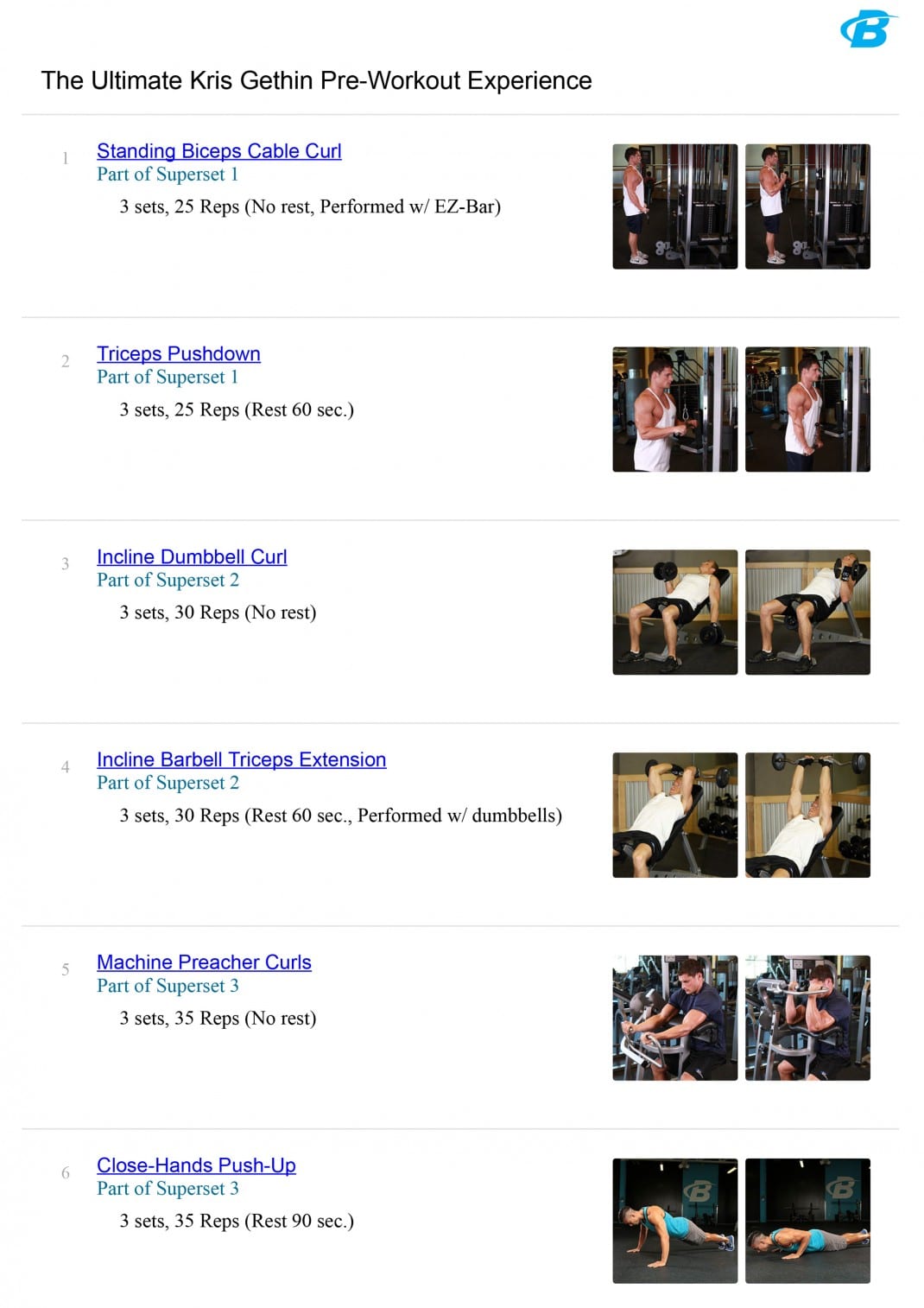 The Ultimate Kris Gethin PreWorkout Experience