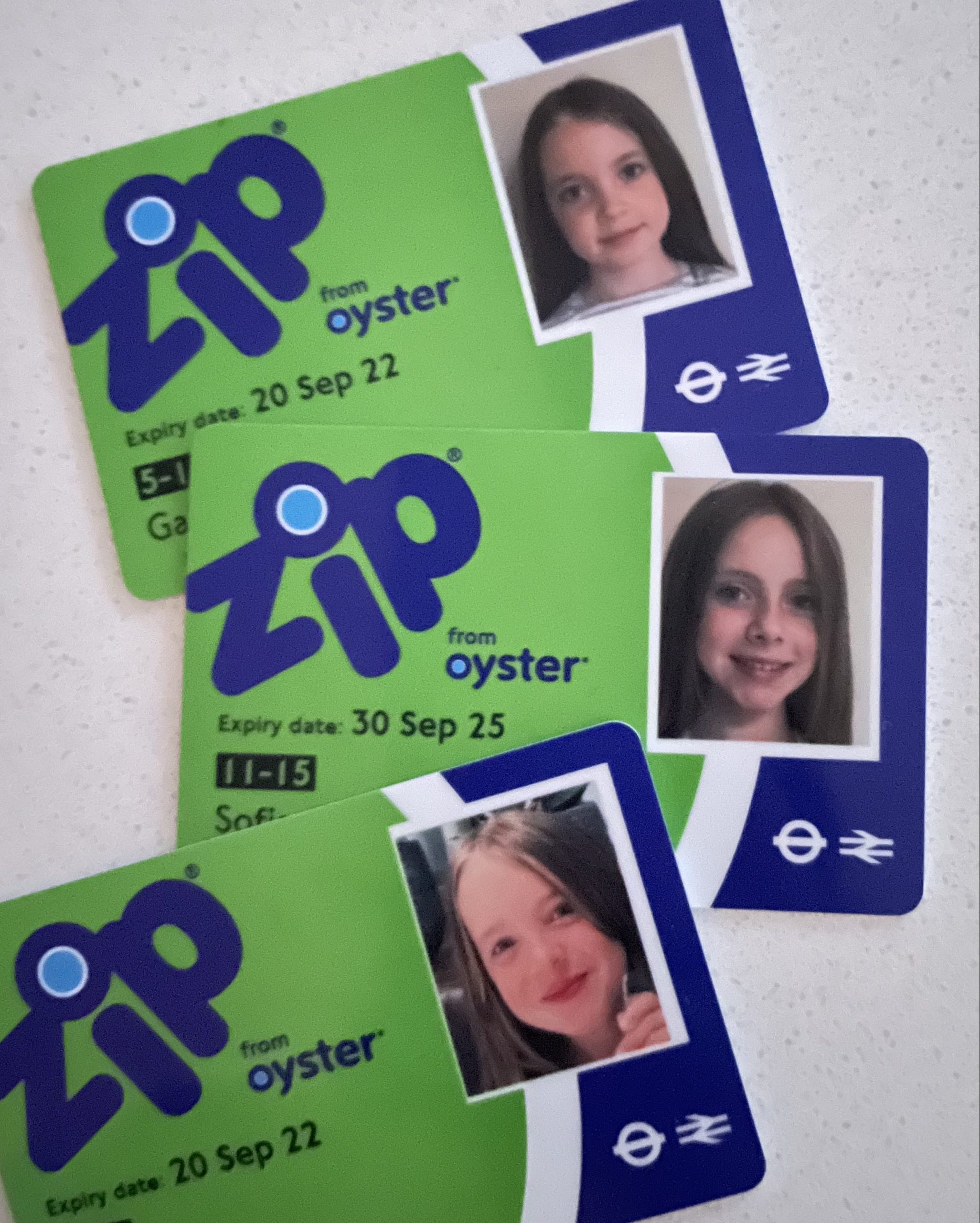 Zip Oyster Photocard free & discount travel for 515 year olds The
