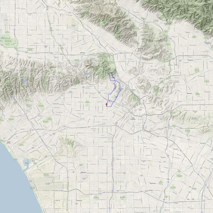Los Angeles Bike Paths Map The Passage of a Few People Through a Rather Brief Moment in Time A