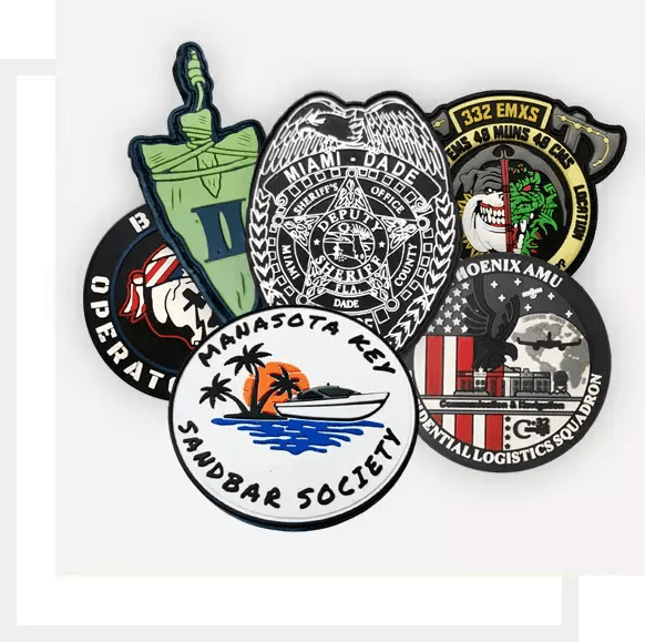 Custom PVC Patches HighQuality & Durable Rubber Patches