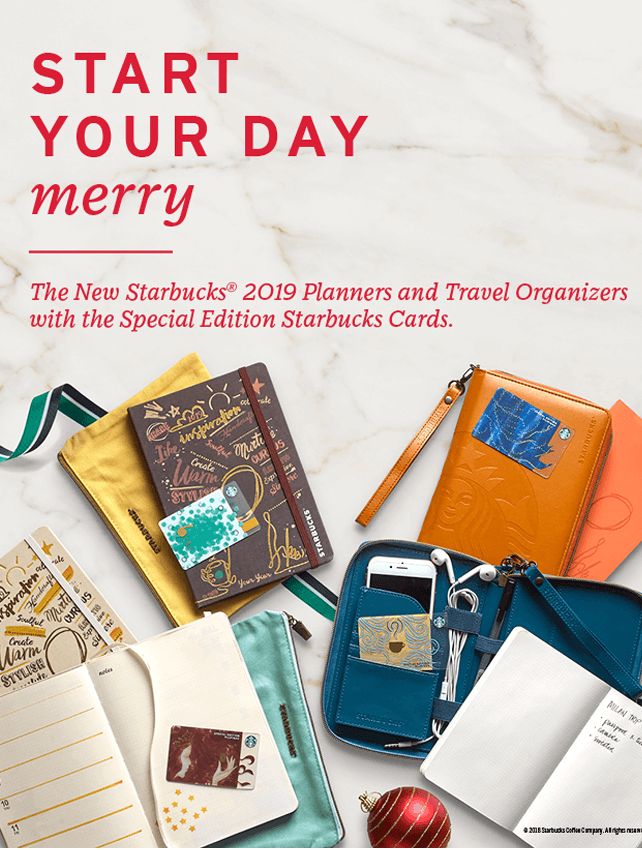 The 2019 Starbucks Planner and Travel Organizer The Peach Kitchen