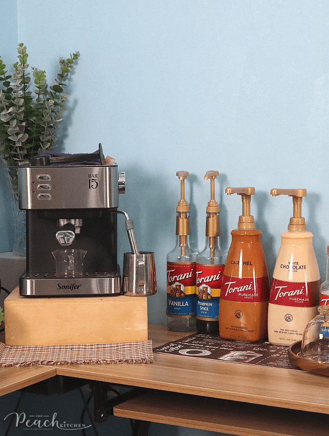 Our Coffee Corner (& Espresso Machine Update) The Peach Kitchen