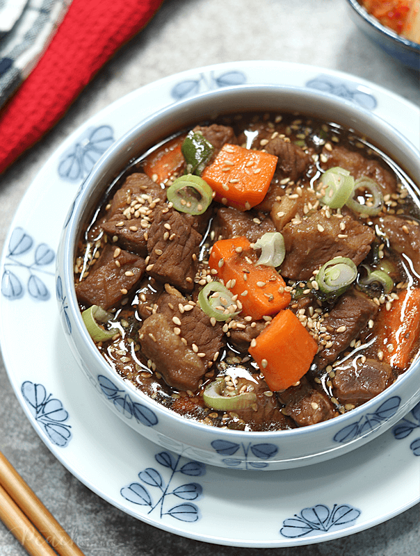 Korean Beef Stew The Peach Kitchen
