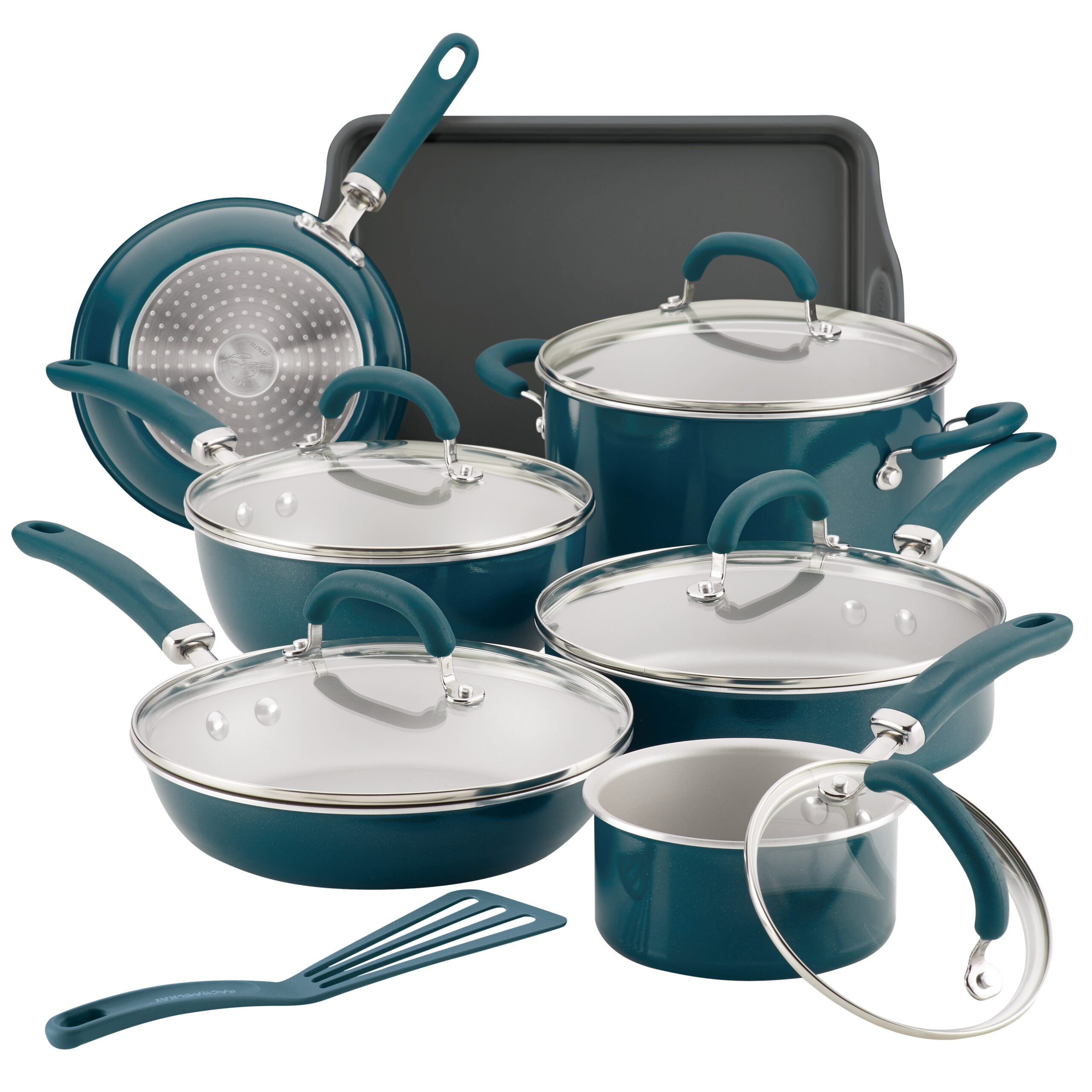 Rachael Ray 13 Piece Induction Safe NonStick Cookware Set The Peppermill