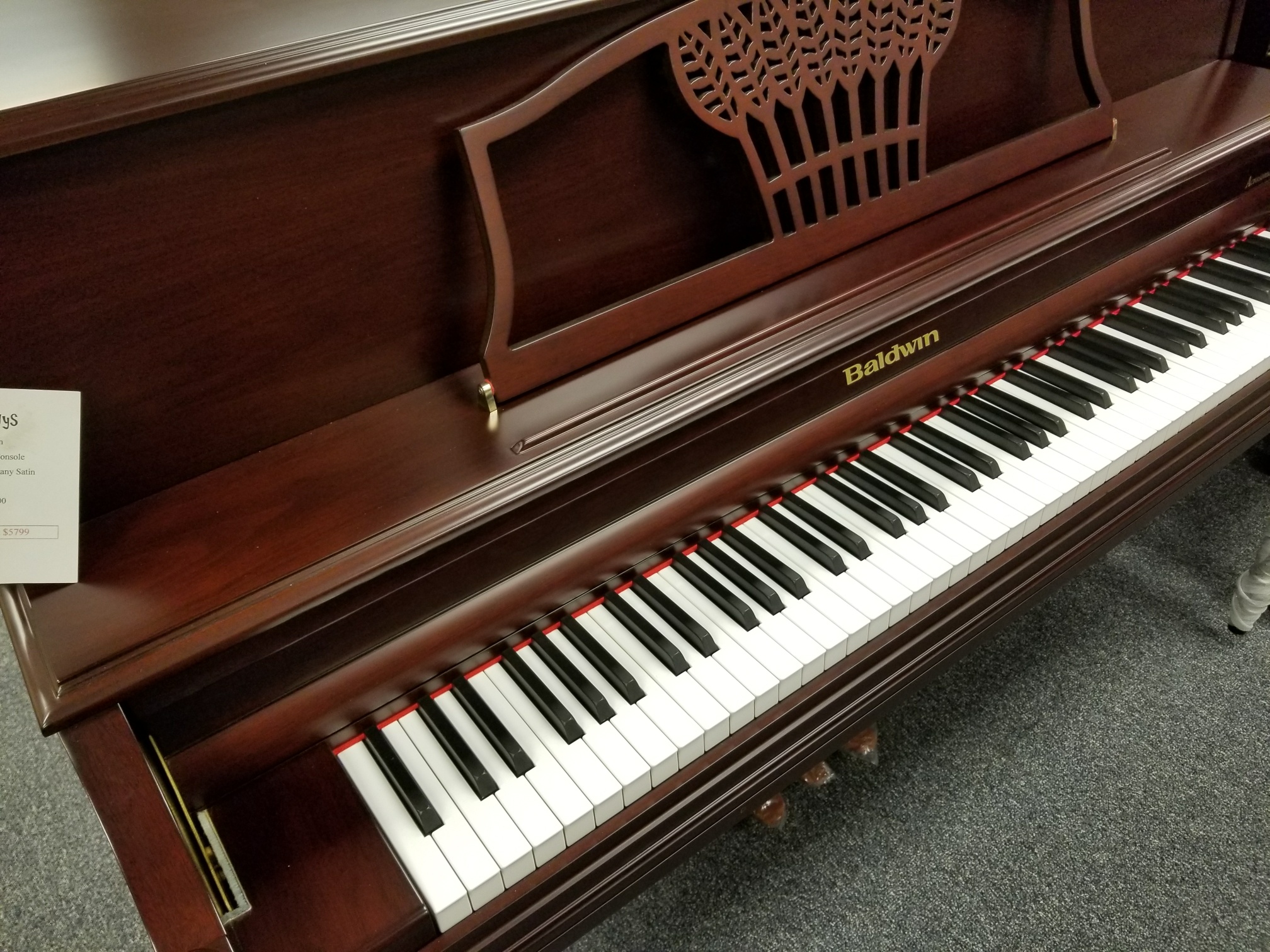 Baldwin Mahogany Console The Piano Guys