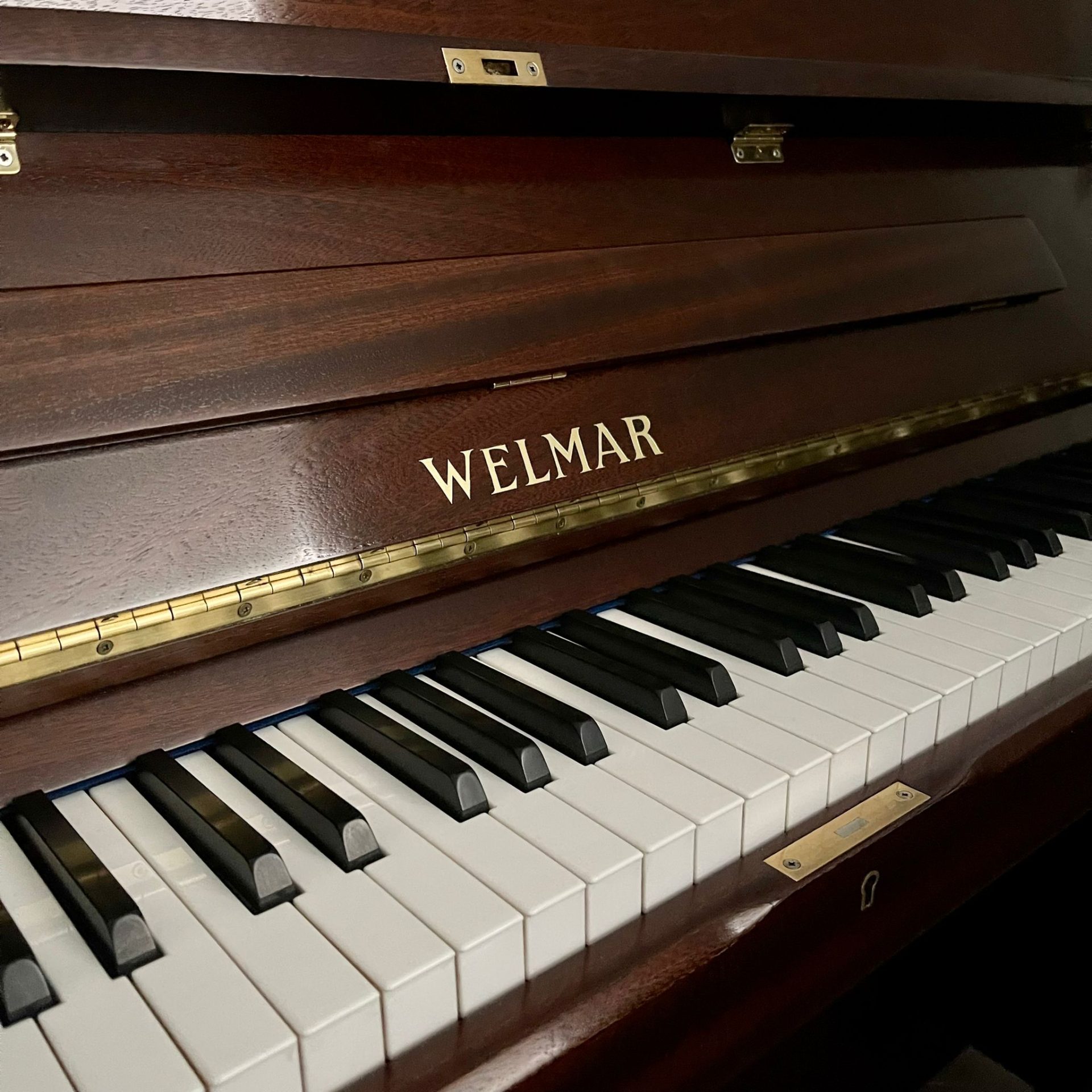 Welmar Upright Piano, Mahogany The Piano Shop Bath