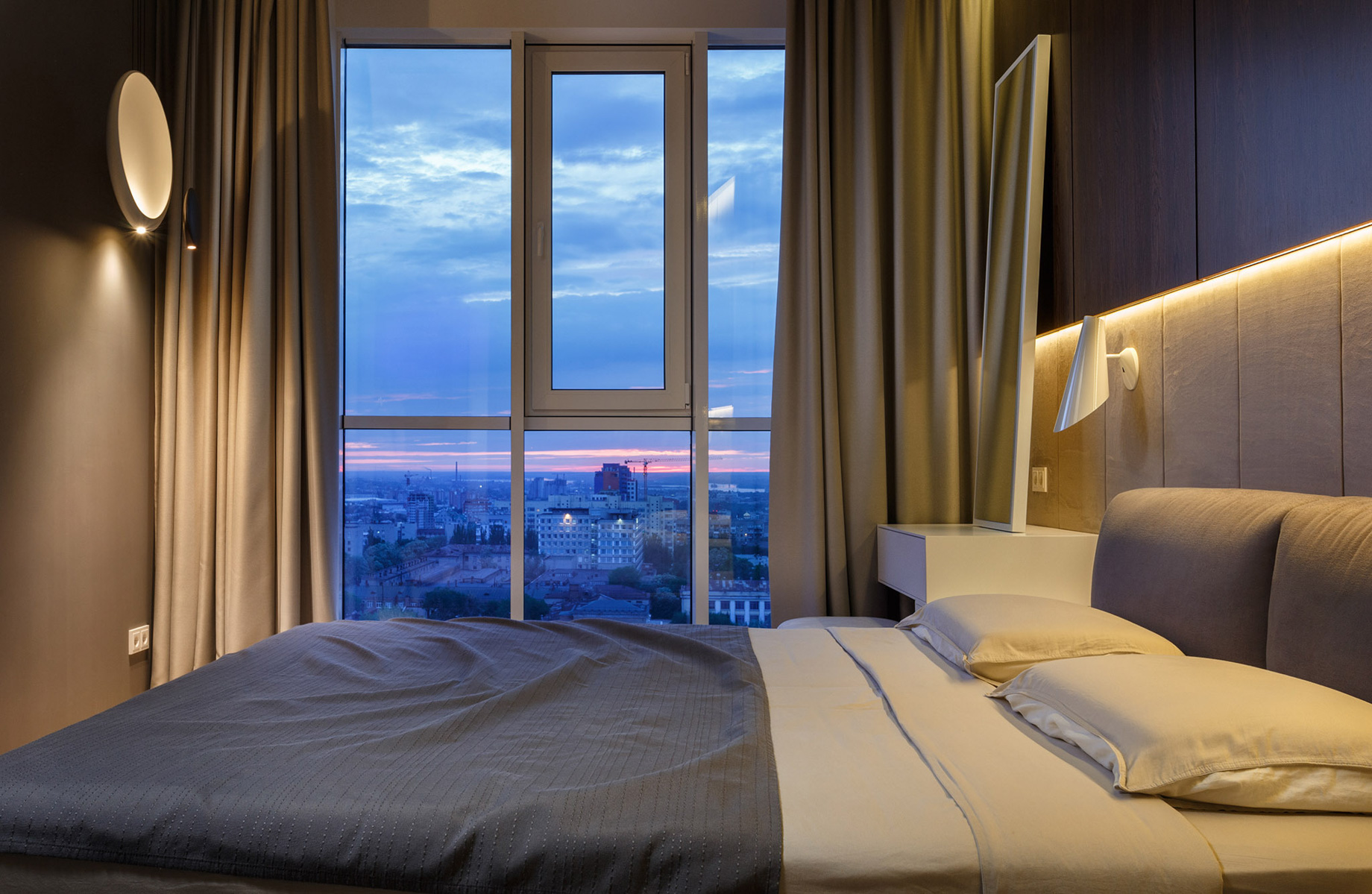 River View Apartment Interior Design Dnipro, Ukraine