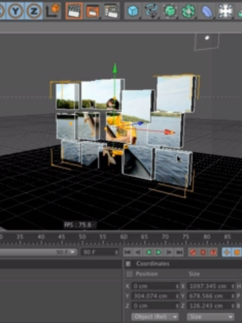 C4D Tutorial Sticking Multiple Textures to Moving Clones The Pixel Lab
