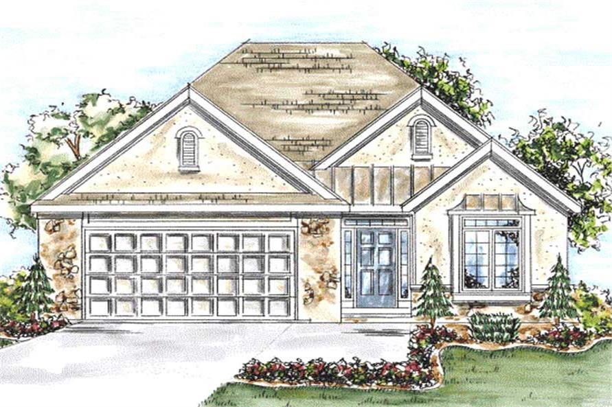 House Plan 1202052 2 Bedroom, 1550 Sq Ft Country French Home TPC