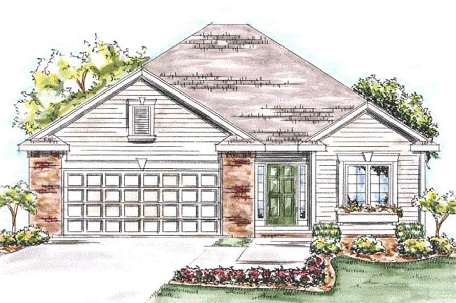 House Plan 1202202 2 Bedroom, 1550 Sq Ft Ranch Traditional Home TPC