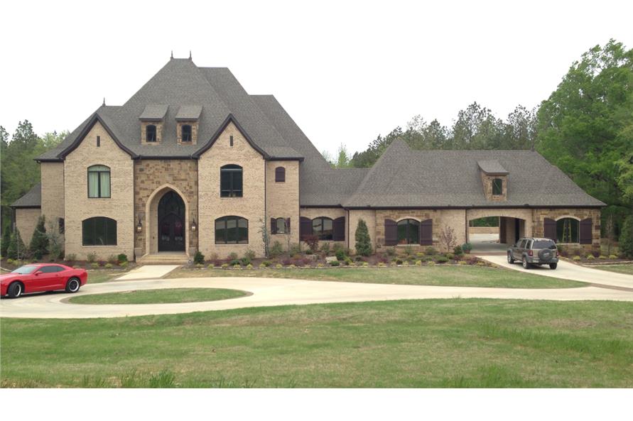 European Luxury Home Plan 3 Bedrms, 3.5 Baths 4380 Sq Ft 1531944