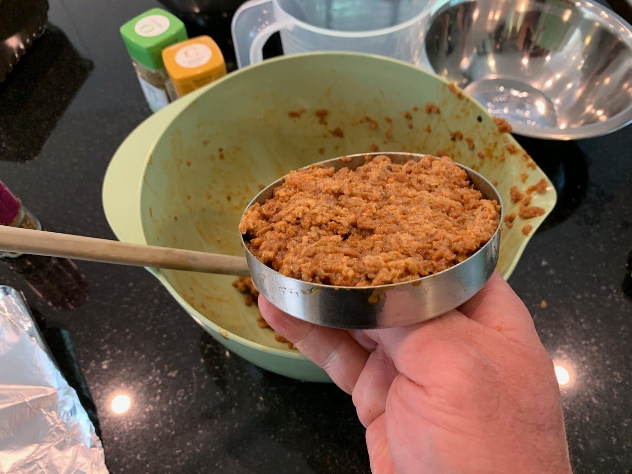 TVP and Seitan burgers The Plant based dad