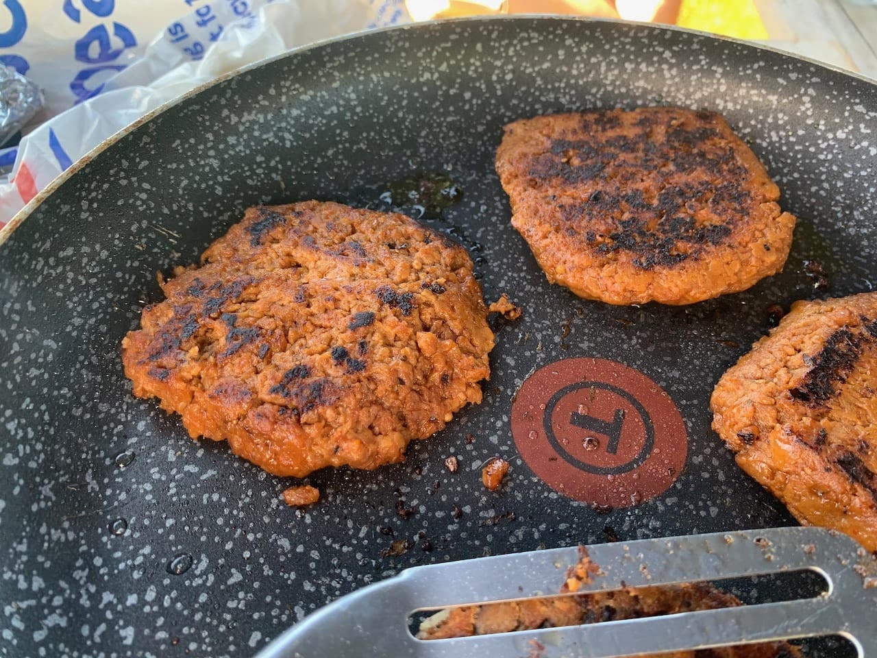 TVP and Seitan burgers The Plant based dad
