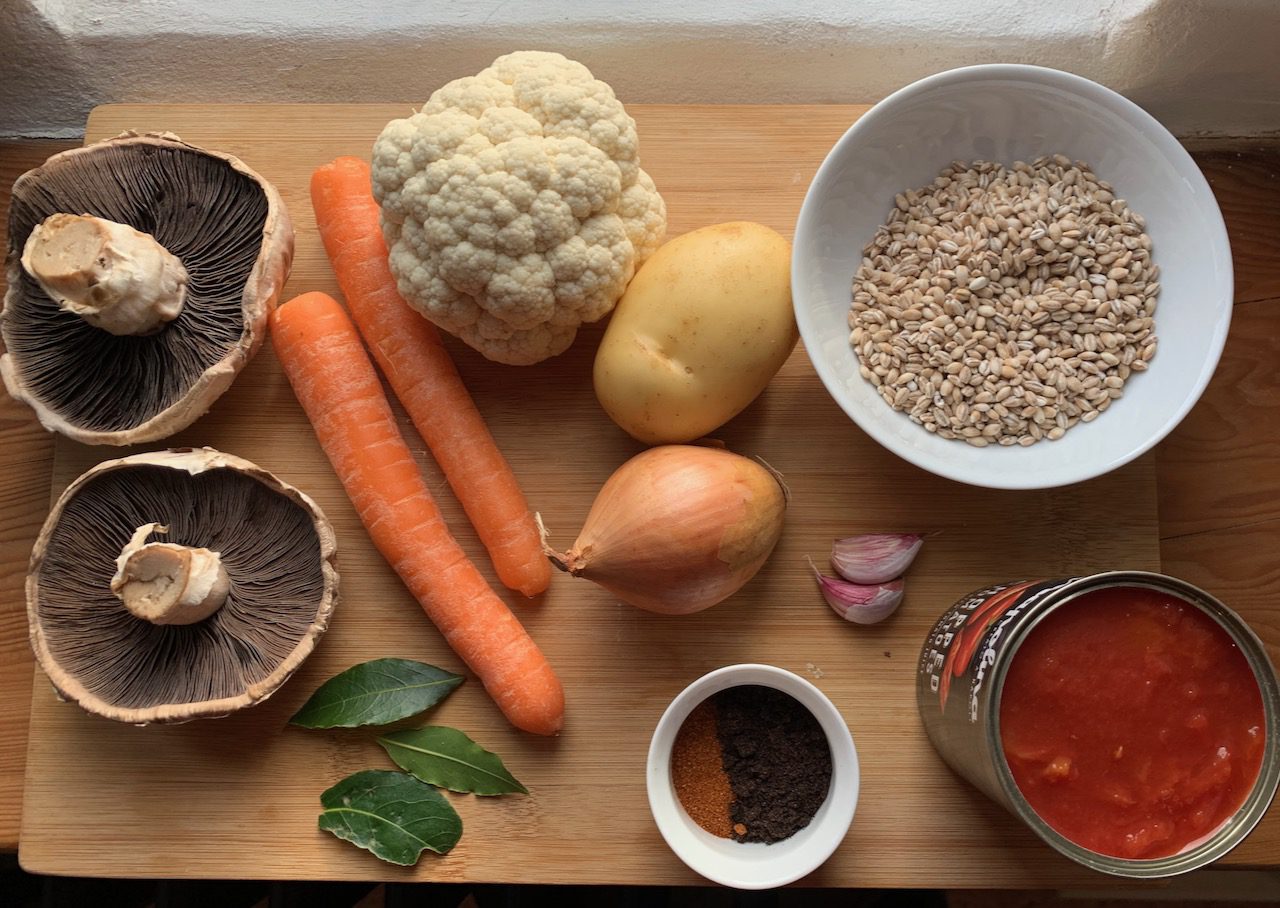 Sausage and pearl barley one pot casserole The Plant based dad