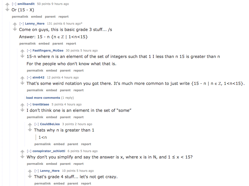 This maths problems seems a bit much for an 8yearold The Poke