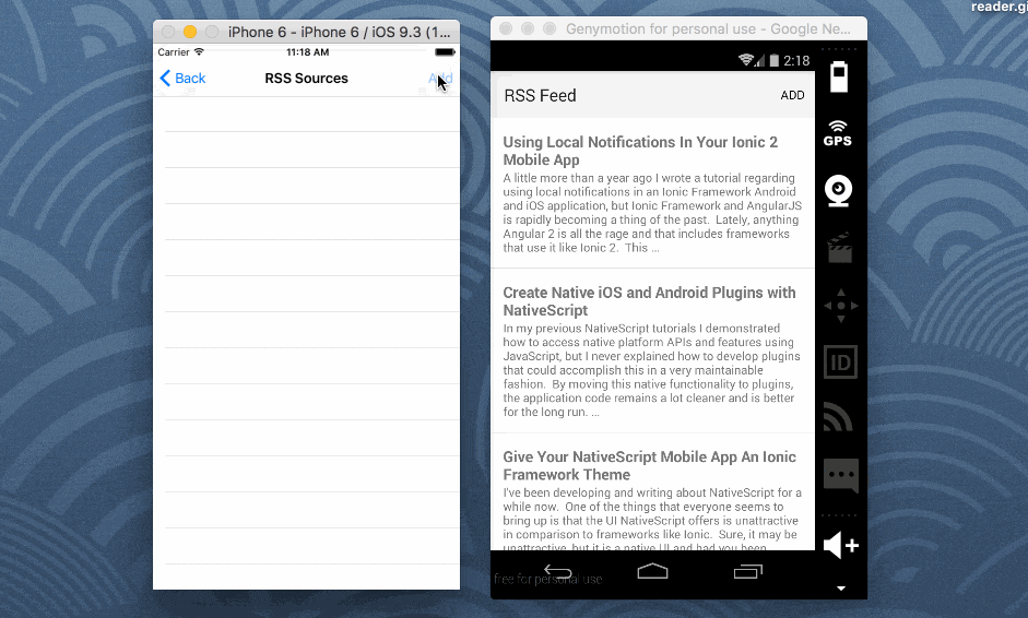 Build An RSS Reader Mobile App With NativeScript And Angular