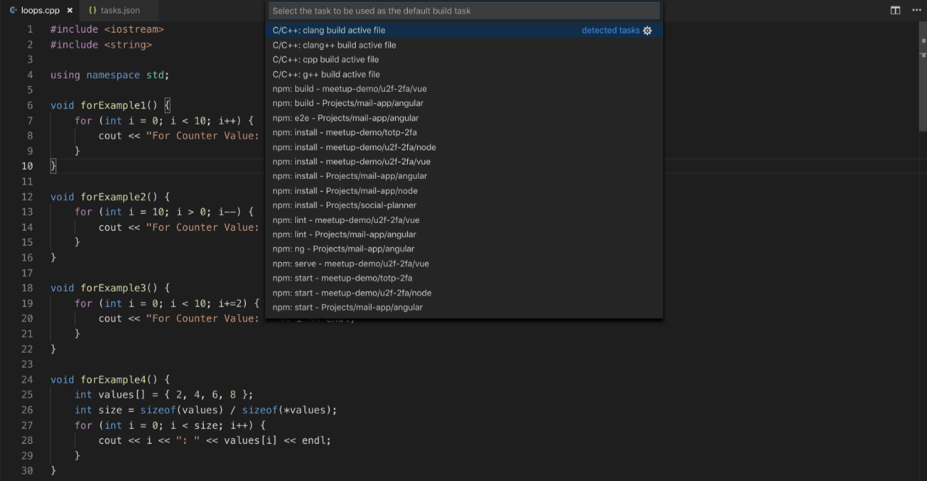 How to run code in visual studio code terminal pernordic