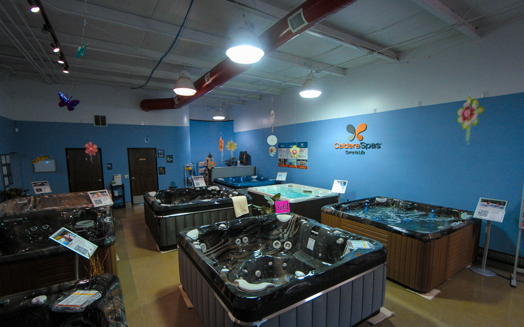 Showroom l Hot Tubs in Kalamazoo l The Pool Guys