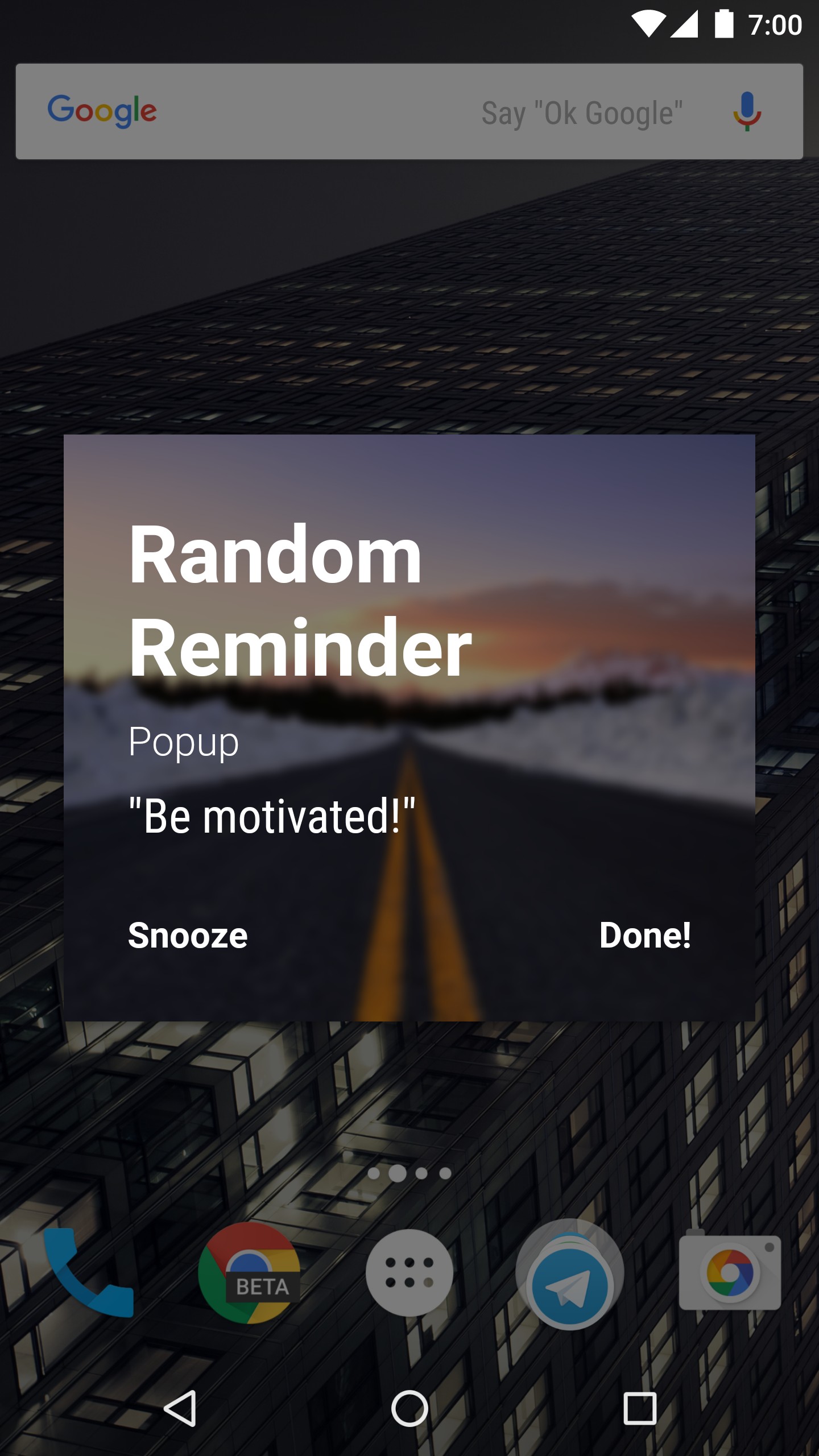 Random Reminder