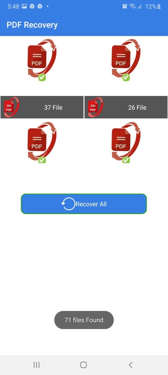 Deleted pdf file recovery