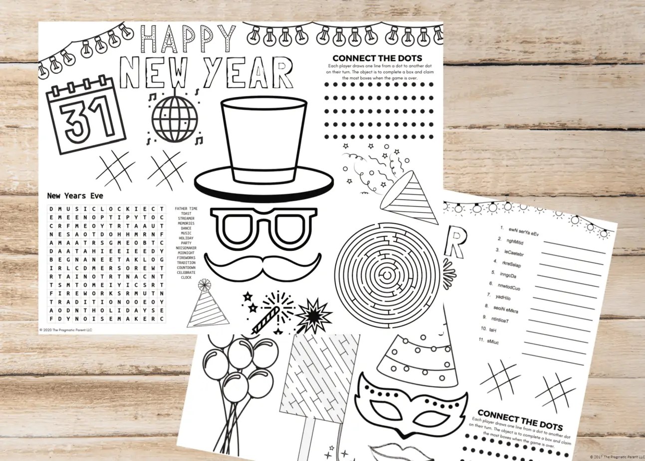 25 Fun Kid's New Years Activities for 2025 to Ring in the New Year
