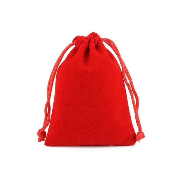 Large Red Velvet Drawstring Bags The One Packing Solution
