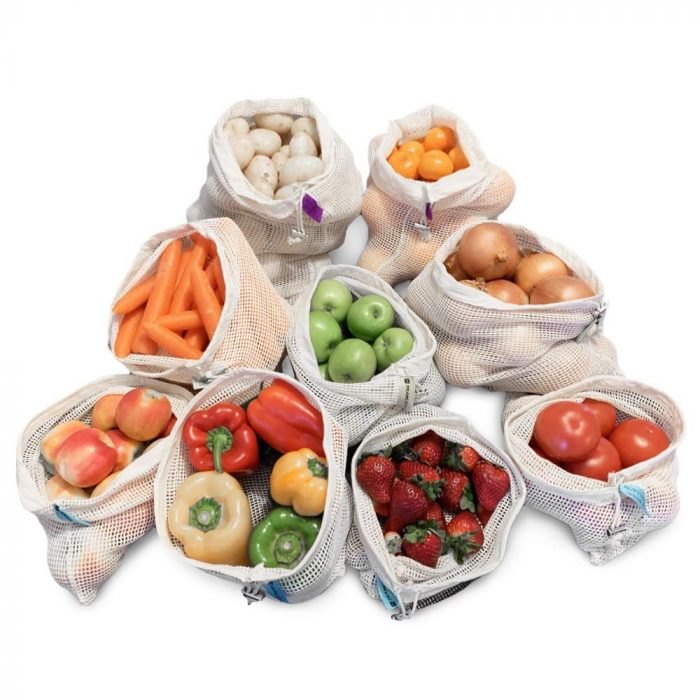 Mesh Drawstring Produce Bags The One Packing Solution